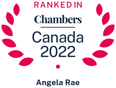 Ranked in Chambers Canada 2022 - Angela Rae