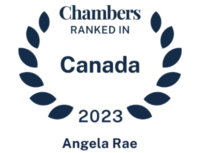 Ranked in Chambers Canada 2023 - Angela Rae