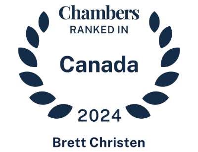 Ranked in Chambers Canada 2024 - Brett Christen